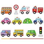 Medinis vėrimo žaidimas su transporto priemonėmis – Paveikslėlis 3