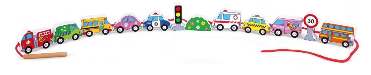 Medinis vėrimo žaidimas su transporto priemonėmis – Paveikslėlis 5