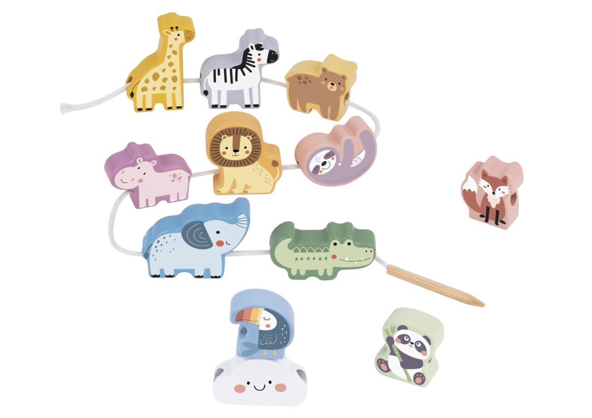 Medinis vėrimo žaidimas su zoologijos sodo gyvūnėliais, 13 dalių – Paveikslėlis 14