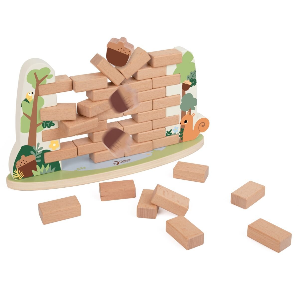 Medinis vikrumo žaidimas su vovere ir krintančiu riešutu – Paveikslėlis 6