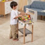 Medinis žaidimų grilis vaikams su 47 priedais – Paveikslėlis 2