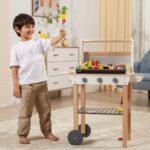 Medinis žaidimų grilis vaikams su 47 priedais – Paveikslėlis 5