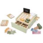 Medinis žalias kasos aparatas su priedais – Paveikslėlis 2