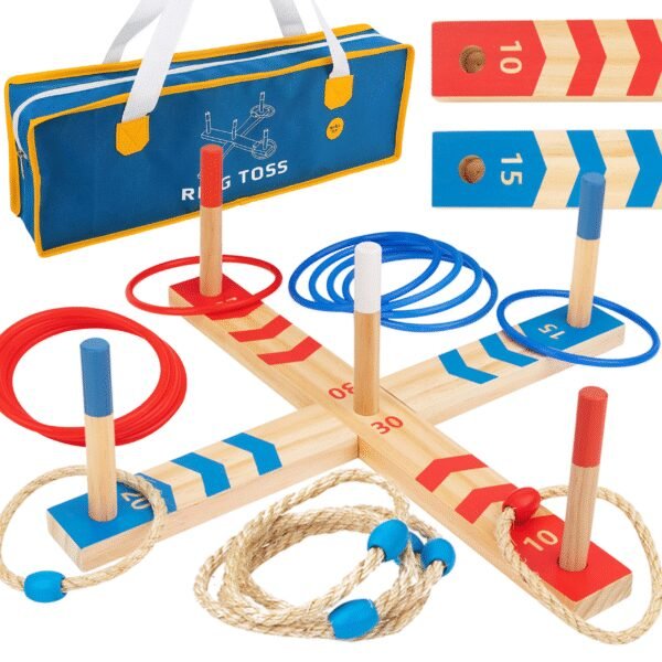 Medinis žiedų mėtymo žaidimas