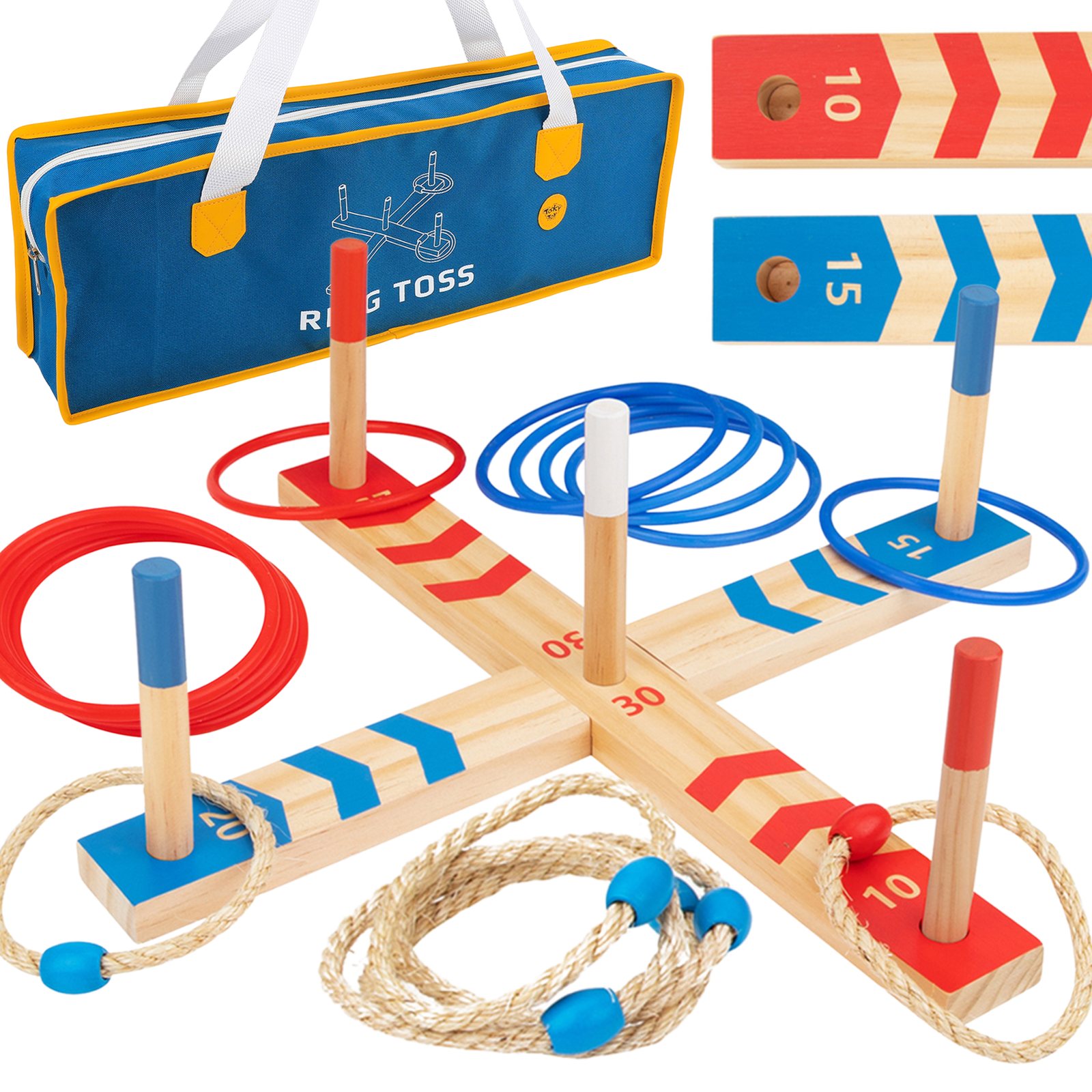 Medinis žiedų mėtymo žaidimas Medinis žiedų mėtymo žaidimas