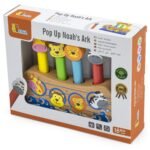 Medinių pašokančių safario gyvūnėlių rinkinys – Paveikslėlis 6