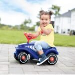Paspiriamasis automobilis vaikui su delfino piešiniu ir garsiniu signalu