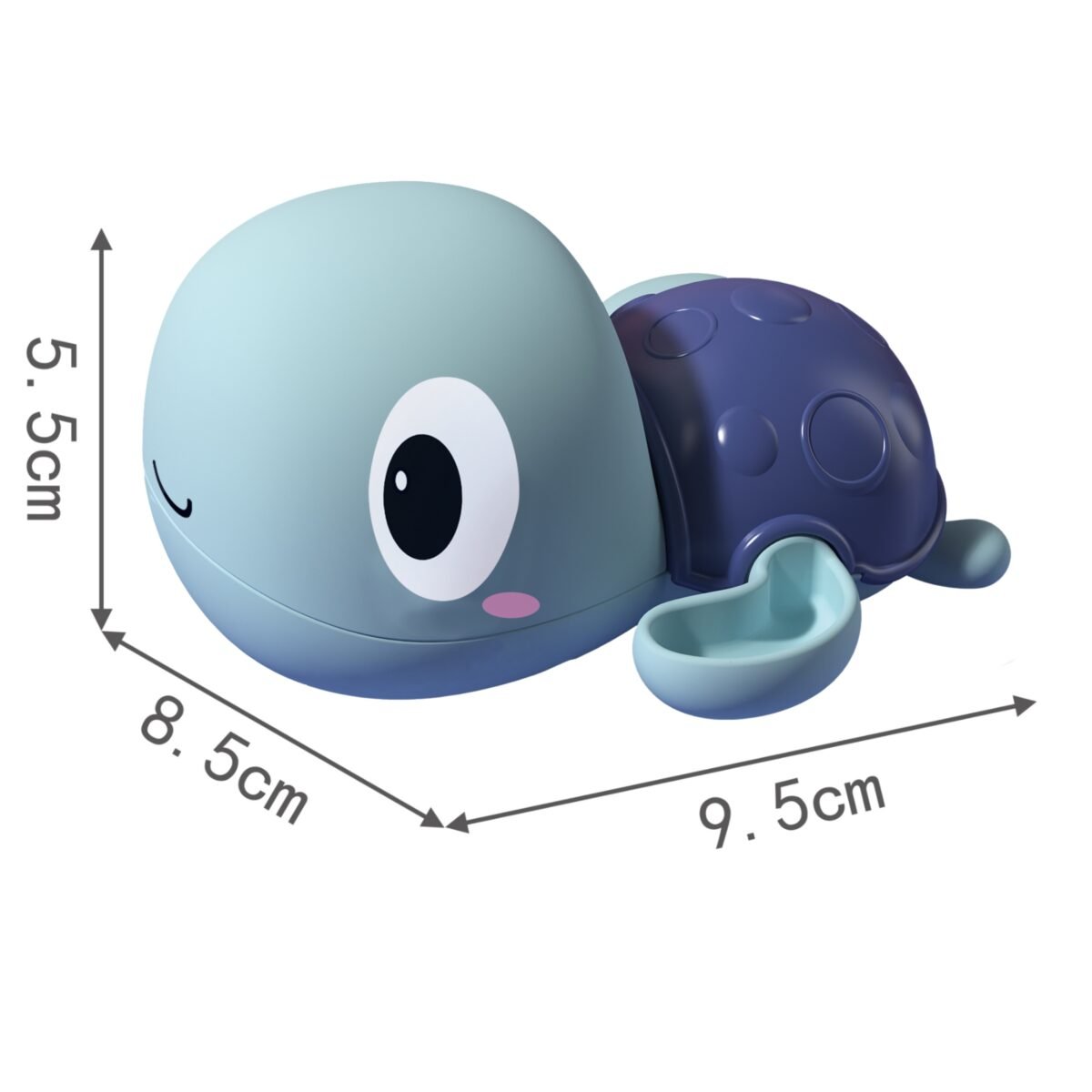 Mėlynas užsukamas plaukiojantis vėžliukas maudynėms – Paveikslėlis 6