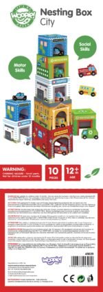 Miesto kubelių rinkinys su transporto priemonėmis, 10 dalių – Paveikslėlis 16