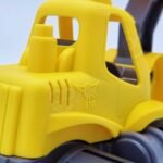 Mini krautuvas smėliui su minkštais ratukais