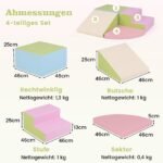 Minkštas laipiojimo ir šliaužiojimo žaidimų putų blokelių rinkinys (Žalia) – Paveikslėlis 2