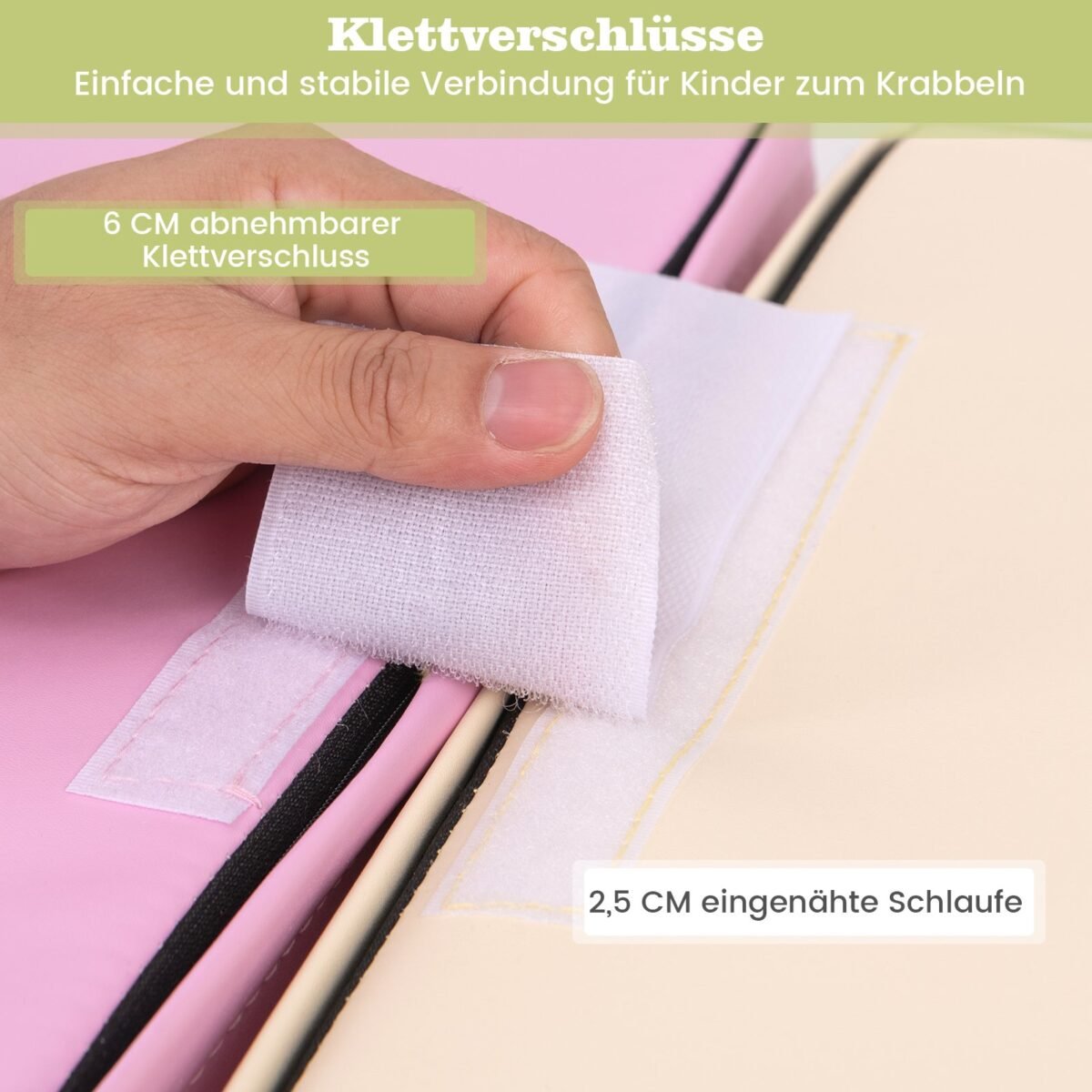 Minkštas laipiojimo ir šliaužiojimo žaidimų putų blokelių rinkinys (Žalia) – Paveikslėlis 5