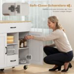 Mobili virtuvės sala su išskleidžiamu stalviršiu – Paveikslėlis 6