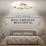 Modernaus dizaino lubinė LED lempa su 3 keičiamomis spalvų temperatūromis – Paveikslėlis 5