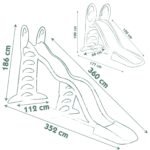 Modulinė lauko čiuožykla vaikams 2-in-1 – Paveikslėlis 6