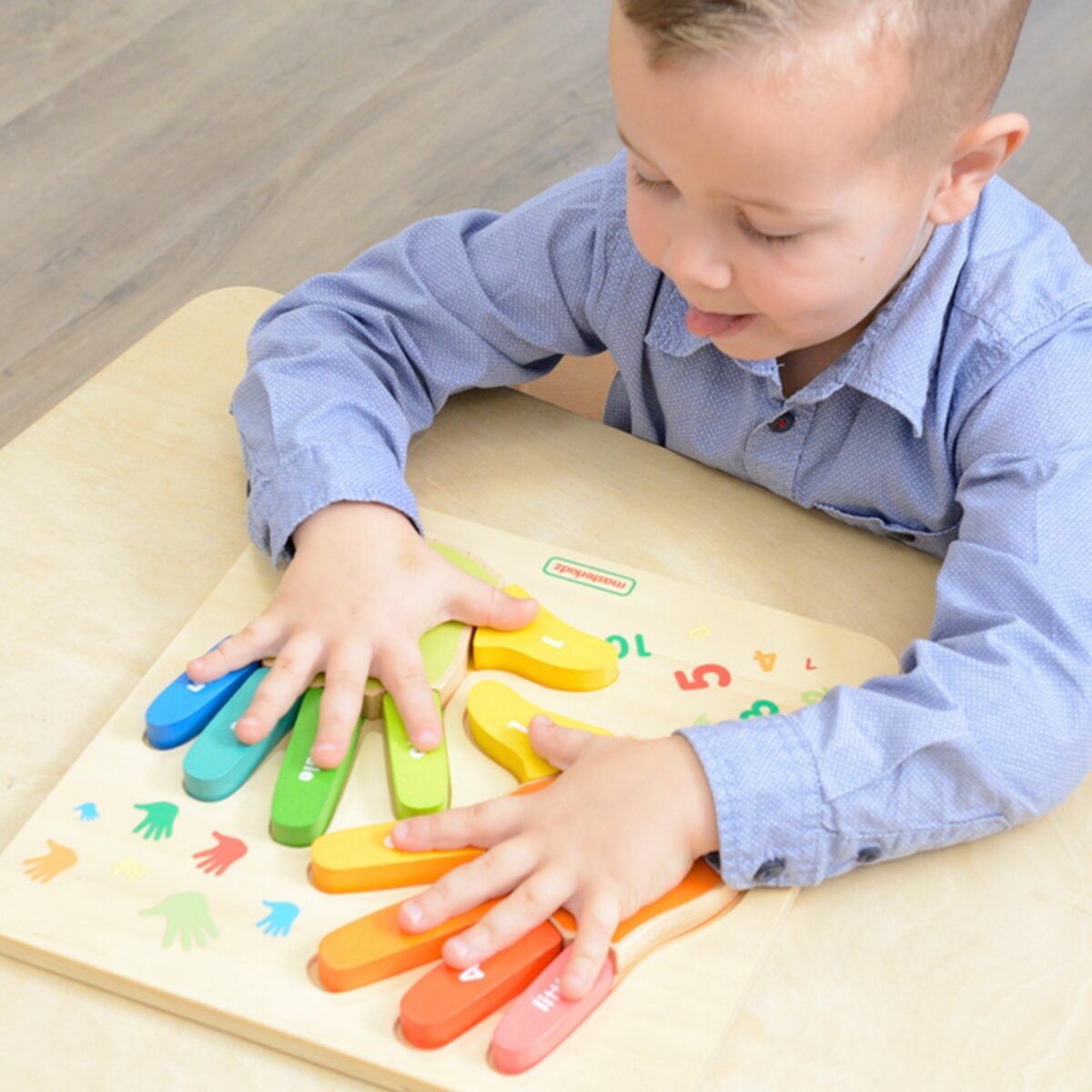 Mokomoji medinė pirštų skaičiavimo lentelė – Paveikslėlis 4