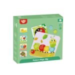 Mokomoji mygtukų mozaika su gyvūnų, formų ir spalvų paveikslėliais – Paveikslėlis 11