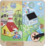 Montessori edukacinė lenta apie atsinaujinančią ir neatsinaujinančią energiją – Paveikslėlis 2