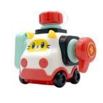 Montessori automobilis-kačiukas su 4 nuimamais lavinamaisiais elementais