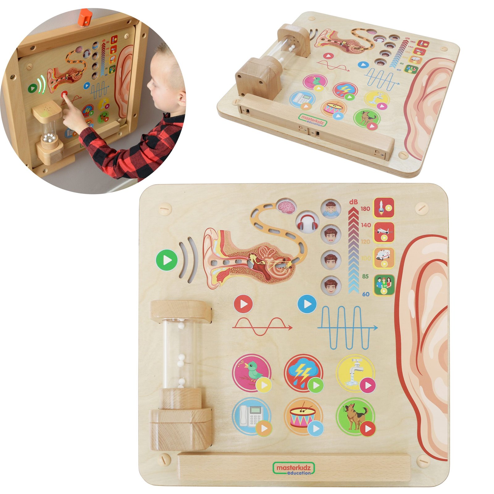 Montessori edukacinė lenta garsų pažinimui Montessori edukacinė lenta garsų pažinimui