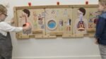 Montessori edukacine lenta virskinimo sistemos pazinimui su sviecianciais elementais 3