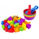 Montessori edukacinis spalvų rūšiuoklis su transporto priemonėmis, 44 dalių – Paveikslėlis 10