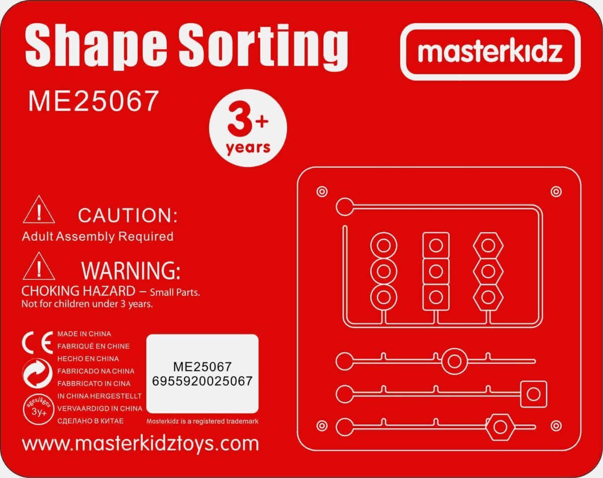Montessori formų rūšiavimo lenta su slankiojančiomis figūromis – Paveikslėlis 4