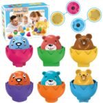 Montessori kiaušinių formų rūšiuoklis su gyvūnėliais