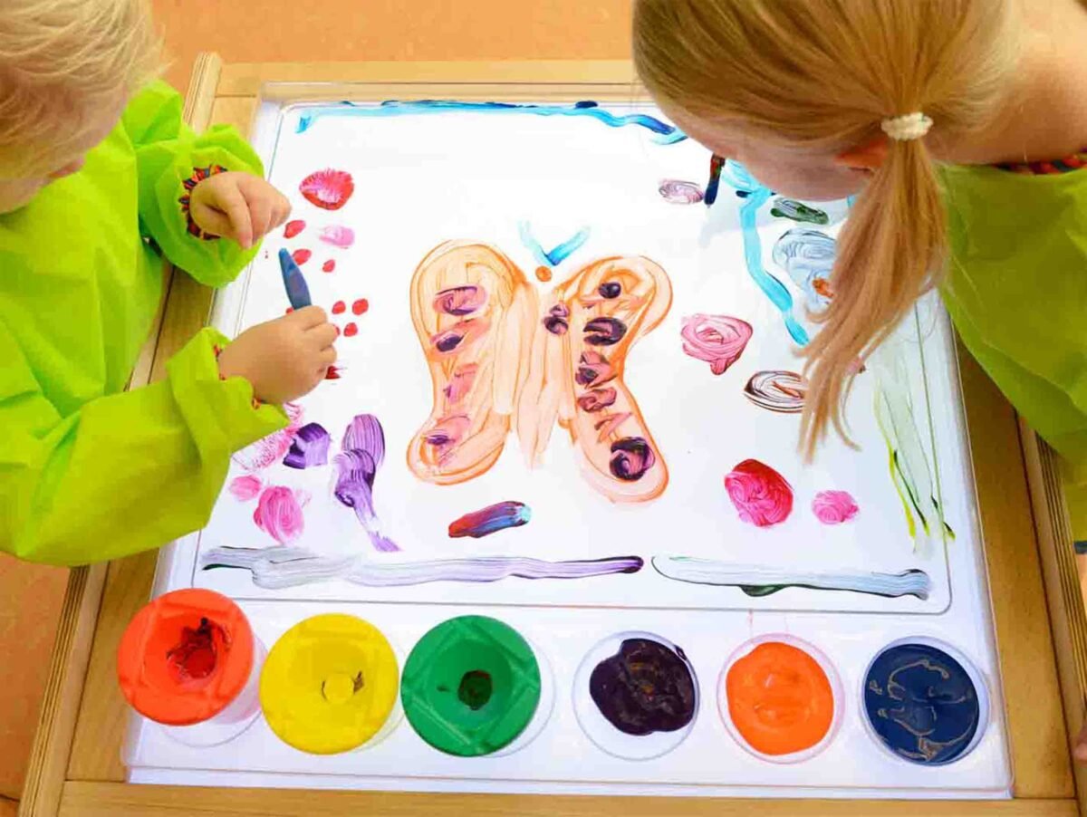 Montessori kvadratinis piešimo padėklas – Paveikslėlis 3