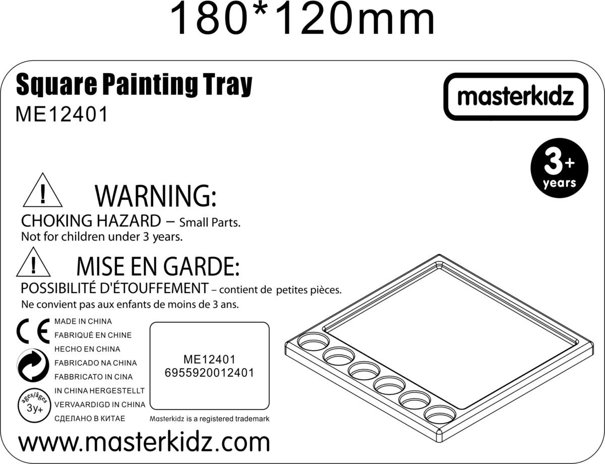 Montessori kvadratinis piešimo padėklas – Paveikslėlis 8