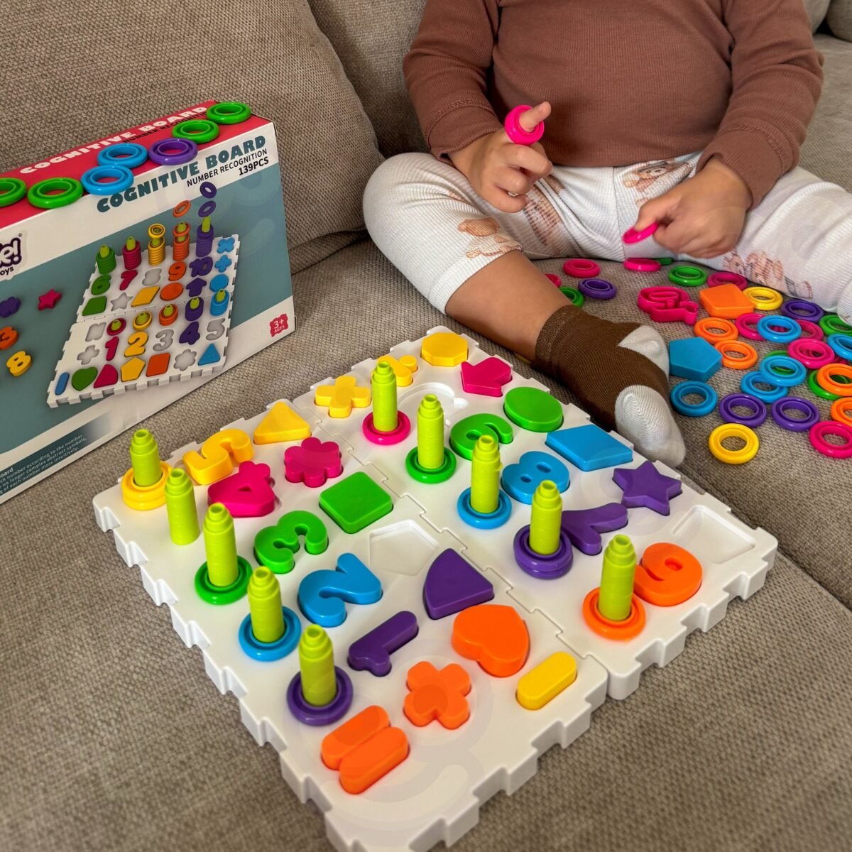 skaičiais ir formomis