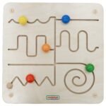 Montessori lavinamoji lenta su stumdomu labirintu