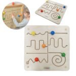 Montessori lavinamoji lenta su stumdomu labirintu