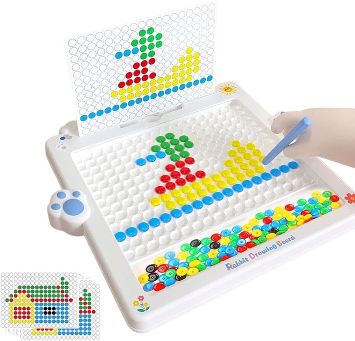 Montessori magnetinė lenta vaikams zuikučio tema – Paveikslėlis 10