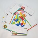 Montessori medinė abėcėlės dėlionė raidžių ir žodžių mokymui, 57 el.