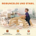 Montessori medinė laipiojimo arka „Dvi viename“, skirta 2-4 metų vaikams