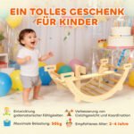 Montessori medinė laipiojimo arka „Dvi viename“, skirta 2-4 metų vaikams