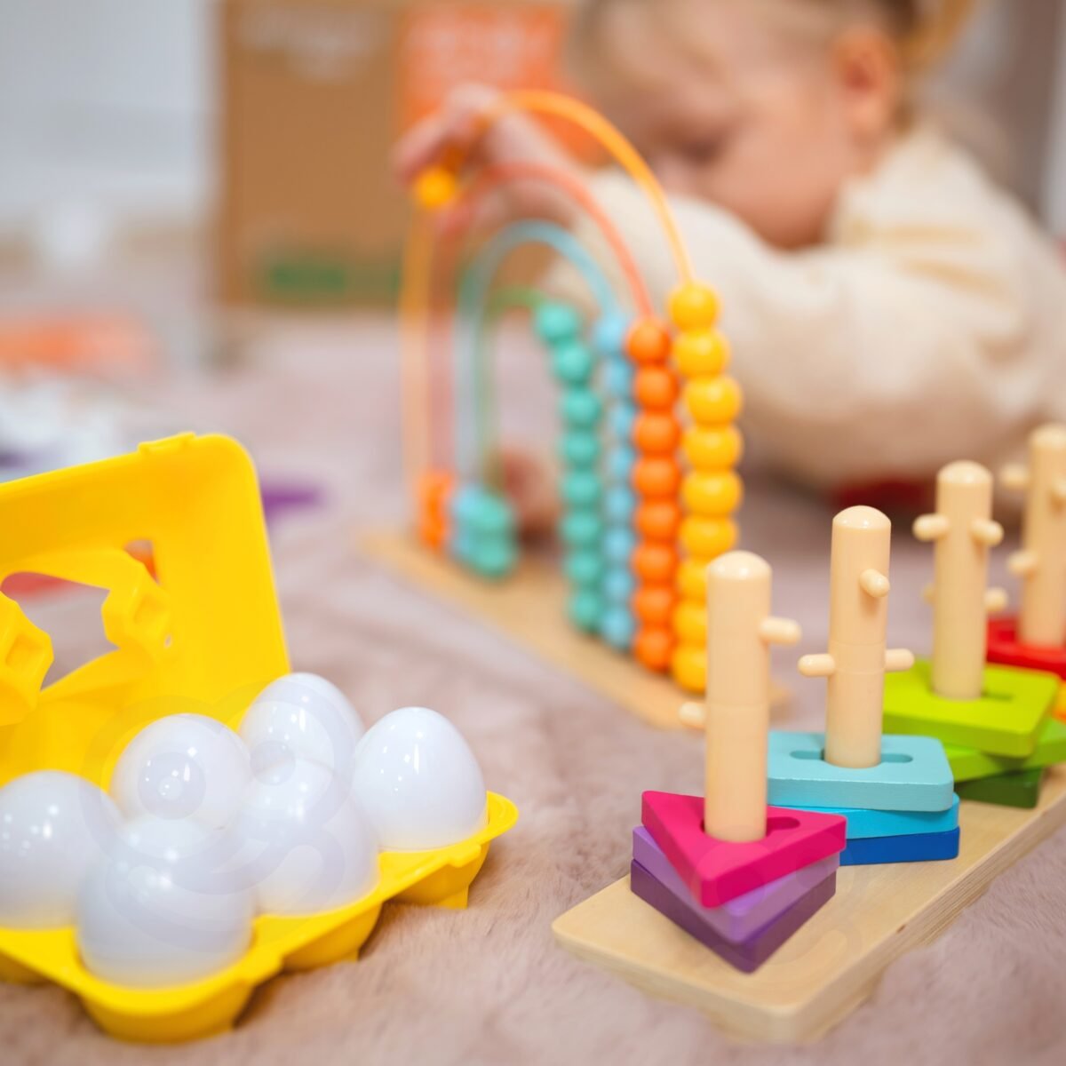 Montessori medinis lavinamasis rinkinys 7in1, 25–30 mėn. – Paveikslėlis 3