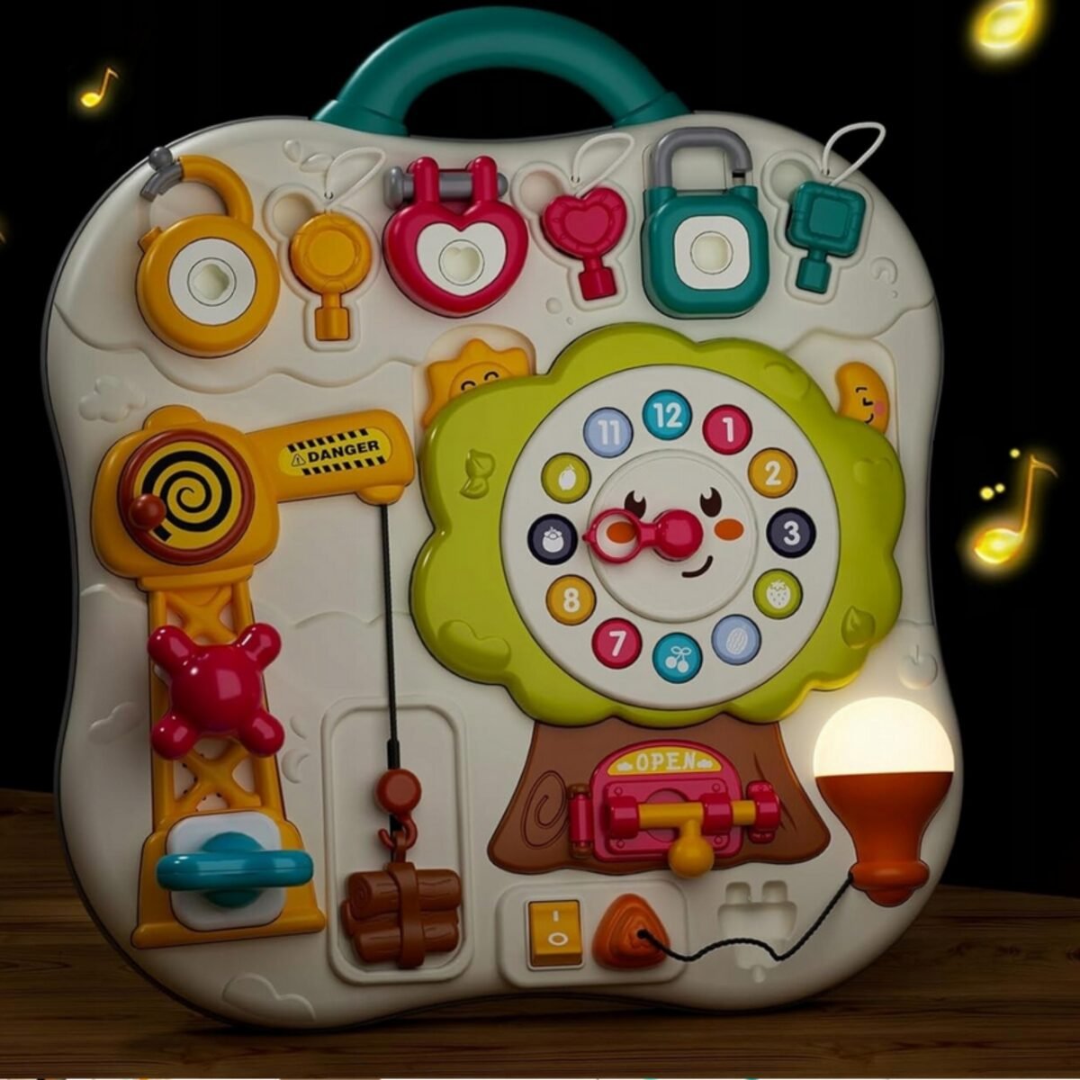 Montessori sensorinė užimtumo lentelė mažyliui – Paveikslėlis 6