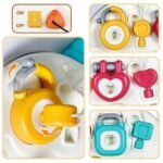 Montessori sensorinė užimtumo lentelė mažyliui – Paveikslėlis 7