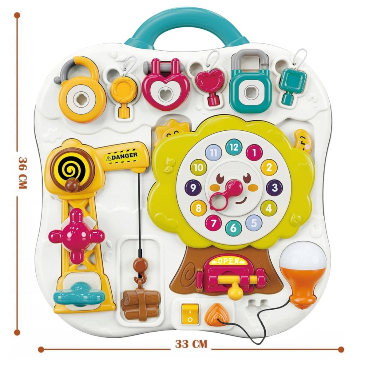 Montessori sensorinė užimtumo lentelė mažyliui – Paveikslėlis 8