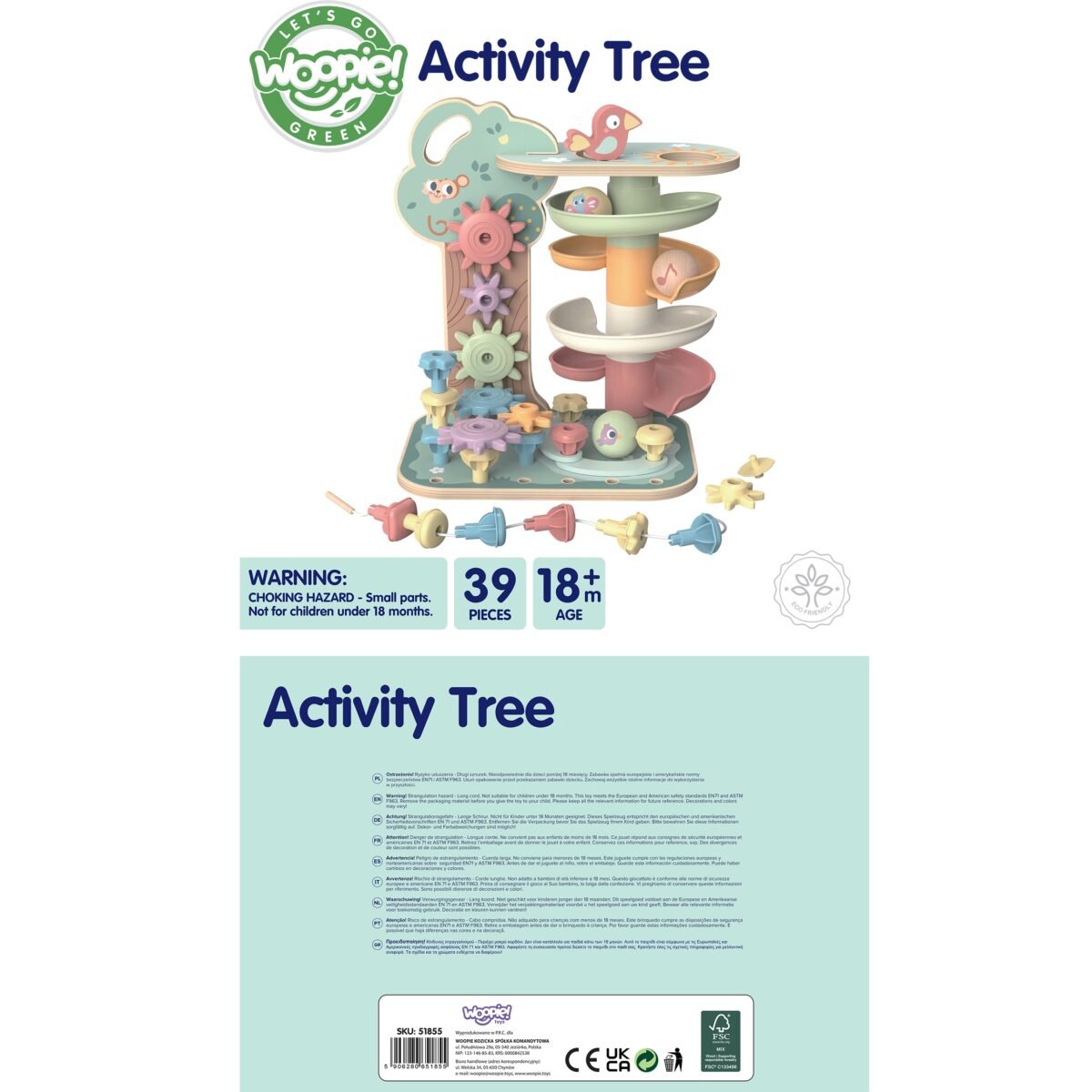 Montessori veiklos medelis su rutuliukų trasa – Paveikslėlis 16