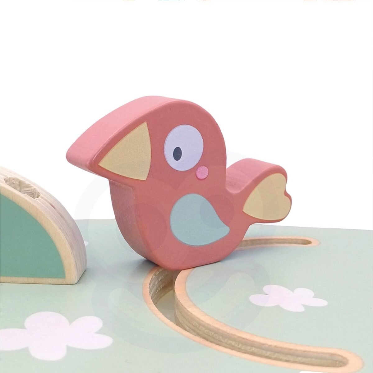 Montessori veiklos medelis su rutuliukų trasa – Paveikslėlis 10