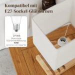 Naktinė lempa su USB jungtimis ir daiktų skyreliais – Paveikslėlis 6