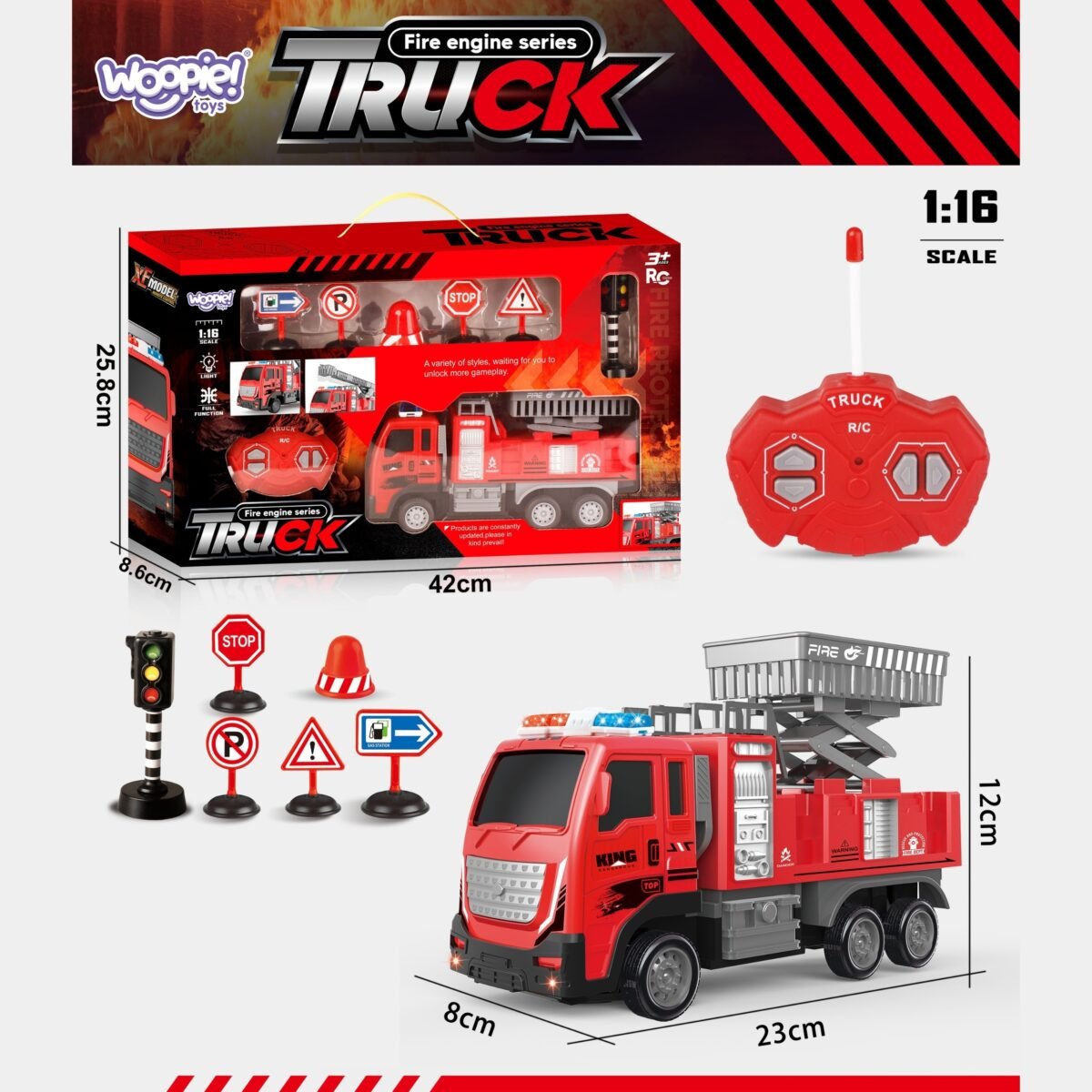 Nuotoliniu būdu valdomas gaisrinis automobilis su keltuvu – Paveikslėlis 7