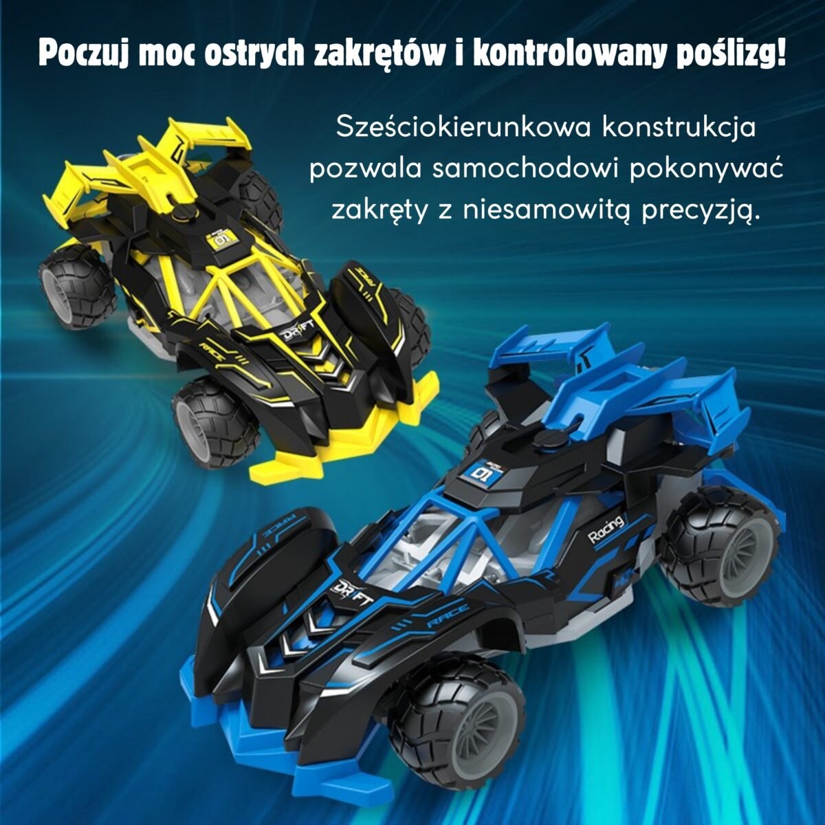 Nuotoliniu būdu valdomas lenktyninis visureigis su dūmų efektu – Paveikslėlis 5