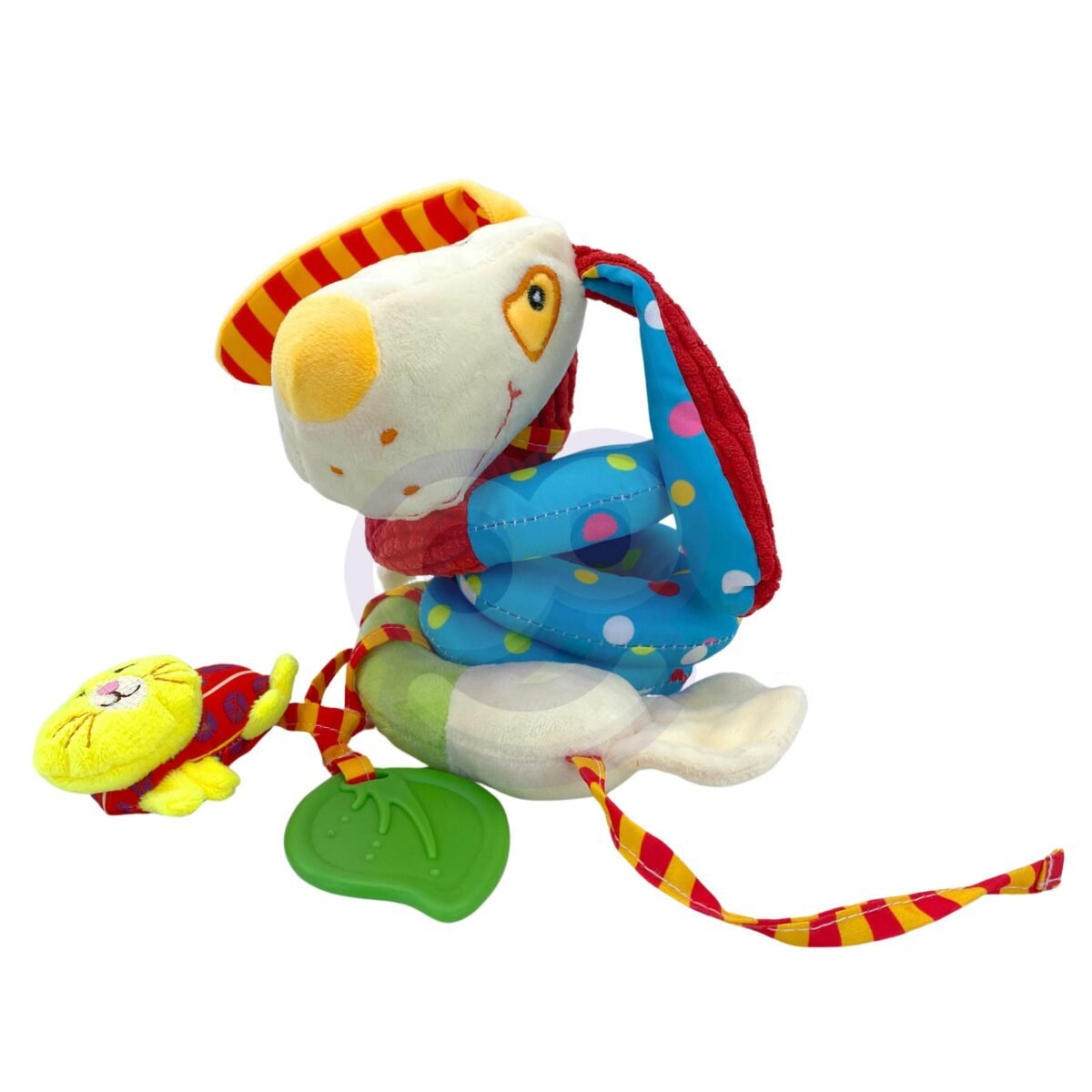 Pakabinamas spiralinis lavinamasis šuniuko žaislas vežimėliui ir lovytei – Paveikslėlis 8