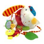 Pakabinamas spiralinis lavinamasis šuniuko žaislas vežimėliui ir lovytei – Paveikslėlis 9