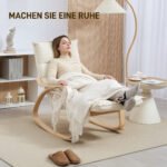 Paminkštintas supamasis krėslas su reguliuojama kojų atrama – Paveikslėlis 4