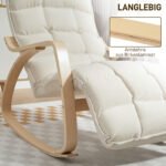 Paminkštintas supamasis krėslas su reguliuojama kojų atrama – Paveikslėlis 7